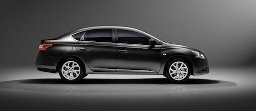 2016 nissan sentra side view
