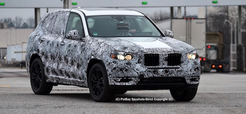 Новый кроссовер BMW X3 M40i замечен на тестах в США