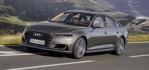 Опубликован новый рендер следующего поколения Audi A6