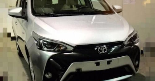 Опубликованы шпионские фото обновленного Toyota Yaris L для Китая