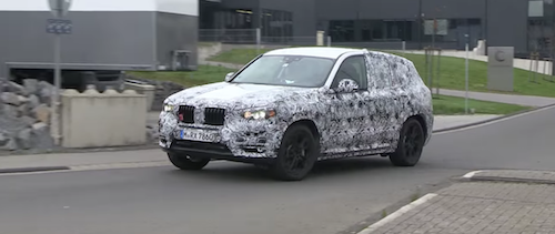 Новое поколение BMW X3 представят в 2017 году