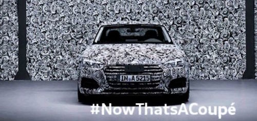 Новое купе Audi A5 рассекретят в начале лета