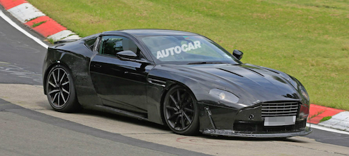 Aston Martin начал тесты обновленного купе Vantage