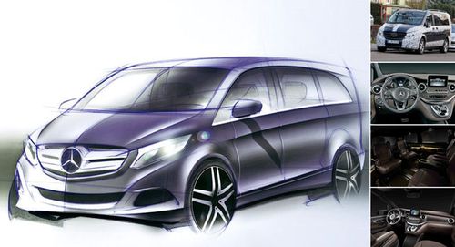 Сегодня Mercedes-Benz представит новый минивэн V-Class