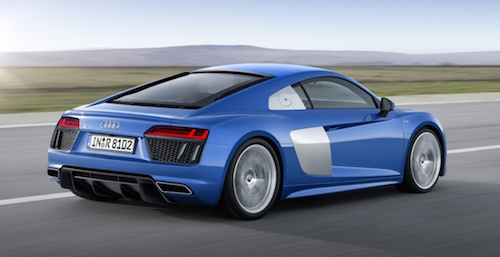 Audi R8 V10 plus будет представлен уже в завтра