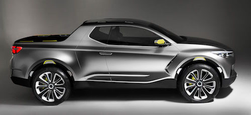 Hyundai Santa Cruz Crossover Truck Concept profile