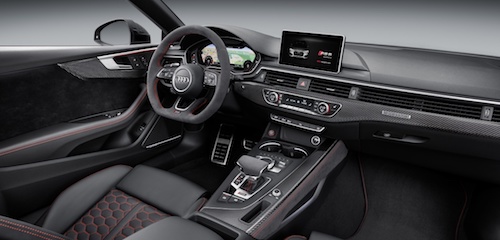 audi rs5 coupe interior