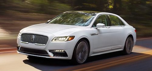 2017 Lincoln Continental PLACEMENT