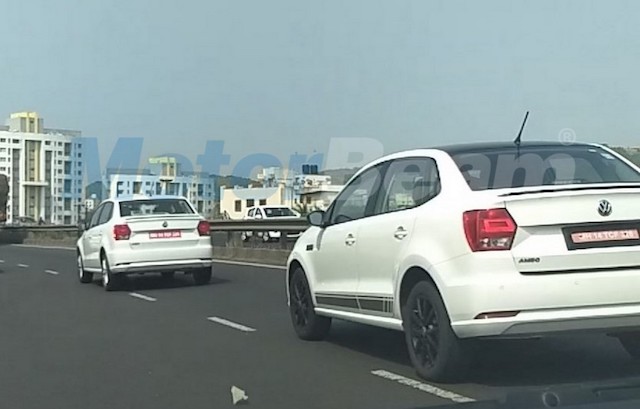 Volkswagen Ameo Rear Spotted