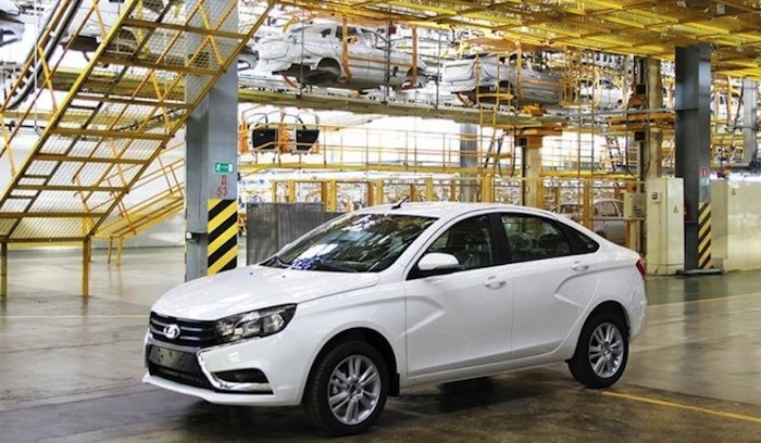 Lada Vesta production version official image