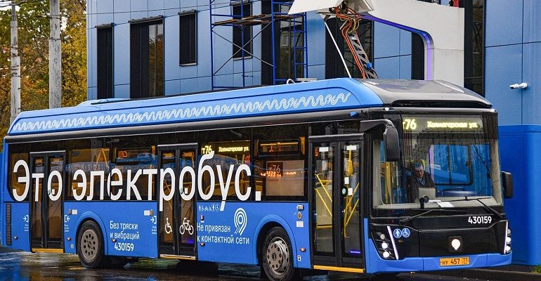 V Moskve uvelichilos kolichestvo elektrobusov