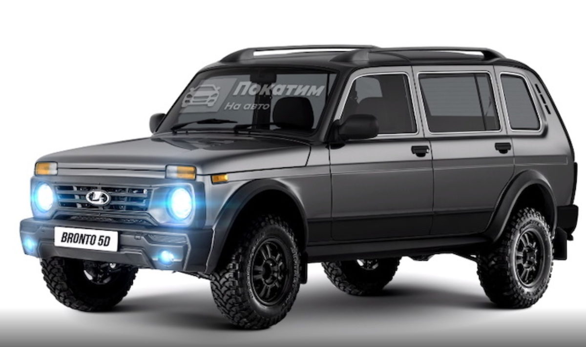 Внедорожник Lada 4x4 Bronto 5D показали на рендерах