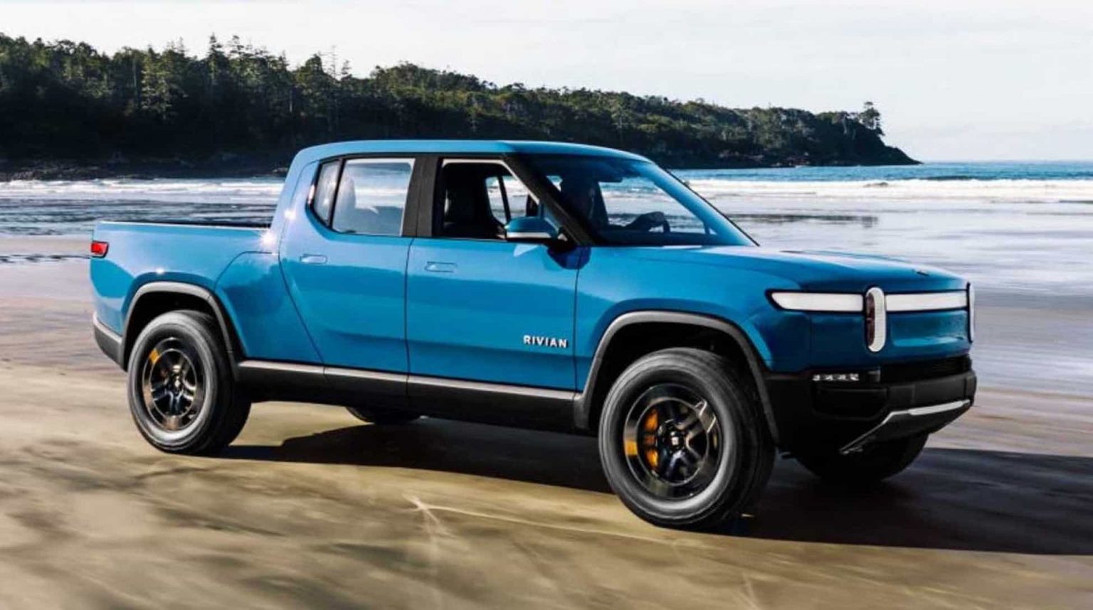 Ев старт. Rivian r1t. Rivian r1t пикап. Rivian электромобиль. Rivian r1s внедорожник.