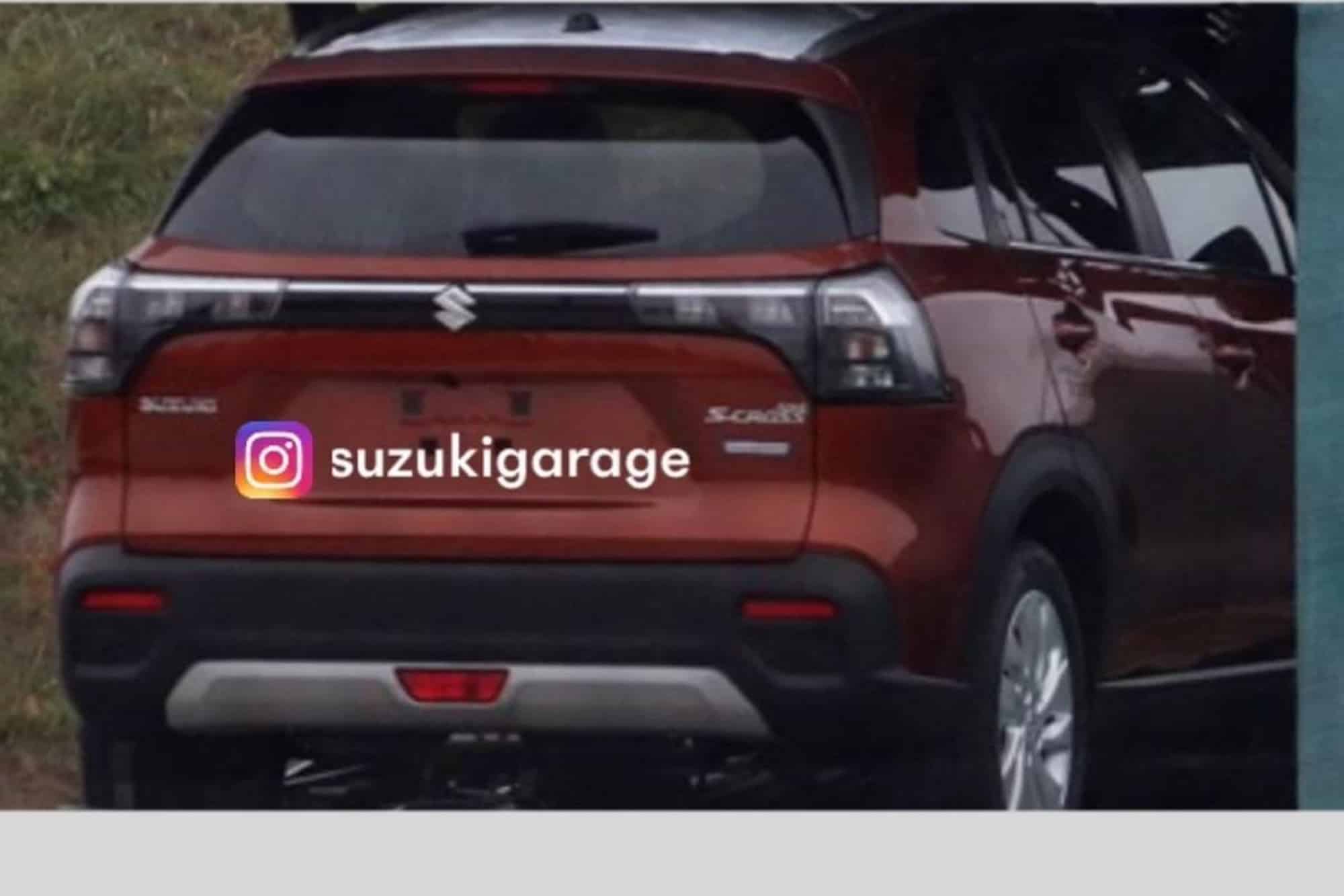 2022 Suzuki S Cross rear Leaked