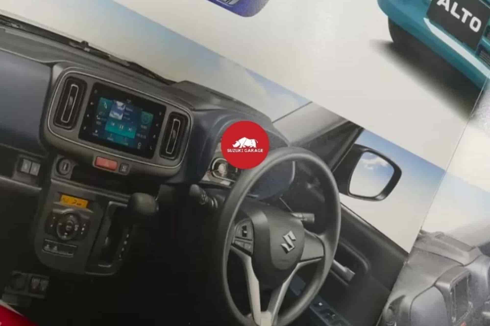 new gen Suzuki Alto Interior leaked