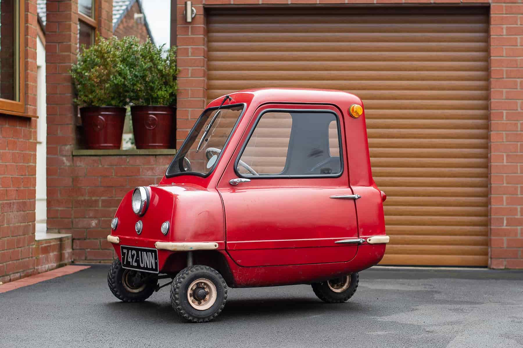 rare 1963 peel p50 microcar sells for a whopping 145000 at auction 1