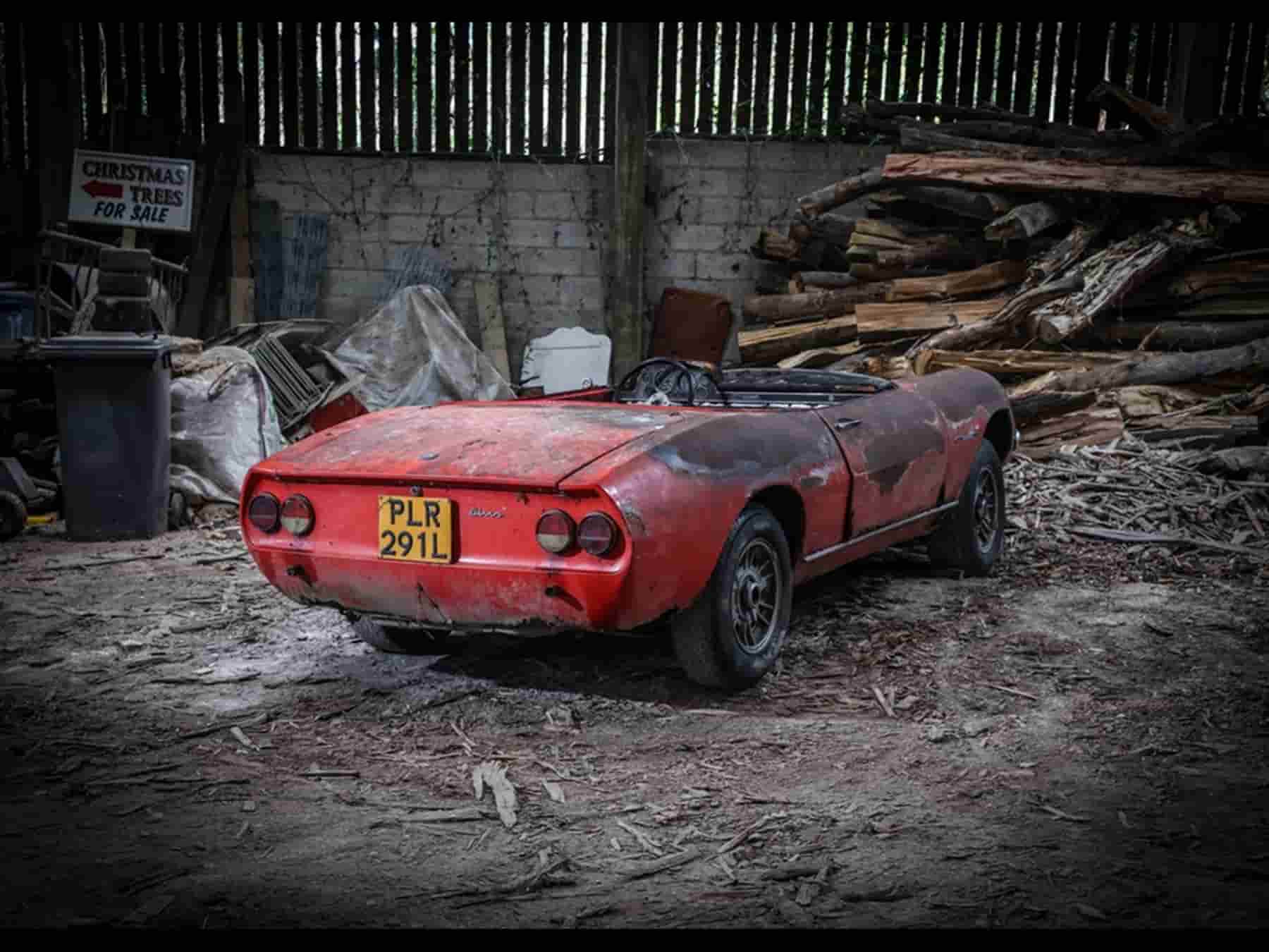 1968 Fiat Dino Spider Burnt 4