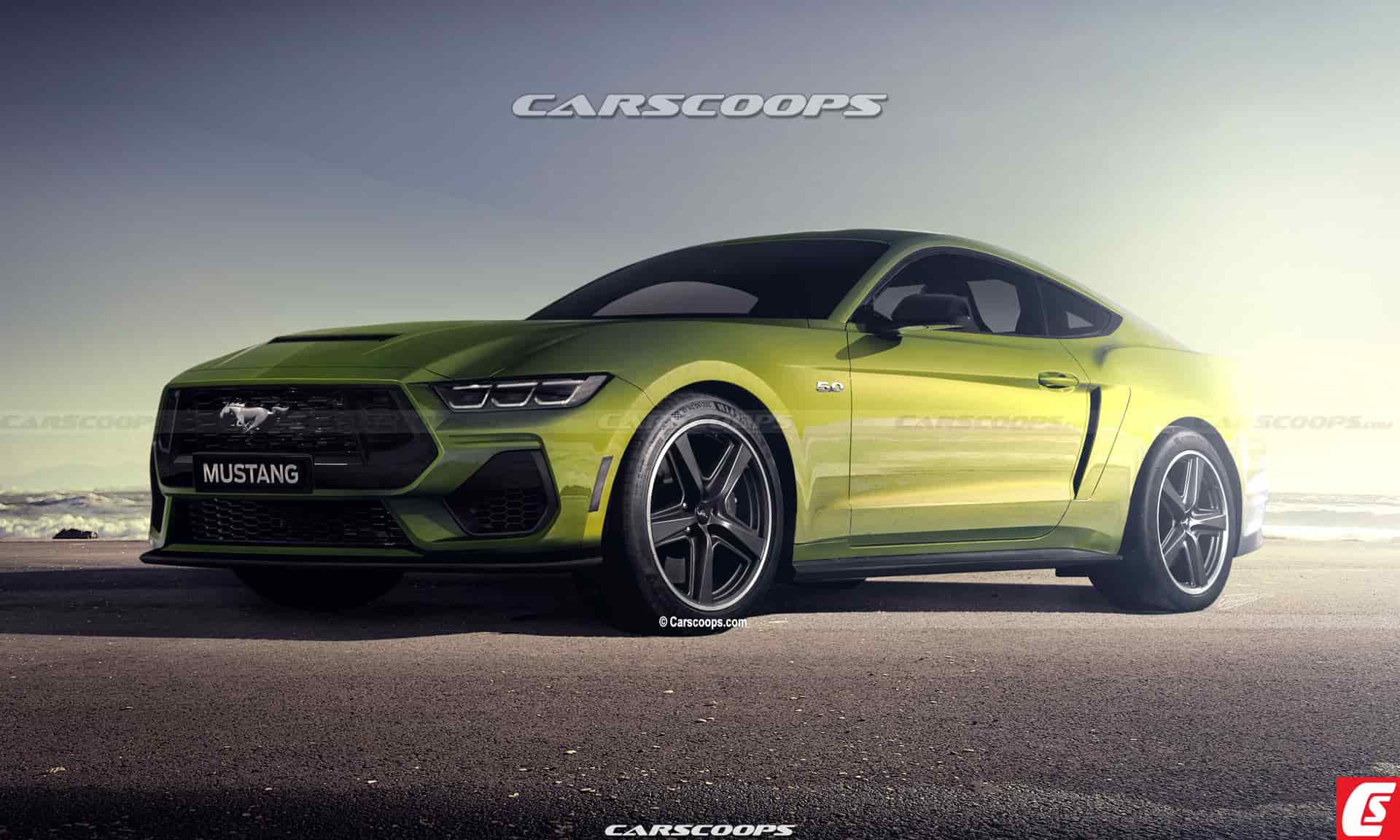 2024 Ford Mustang Green Carscoops