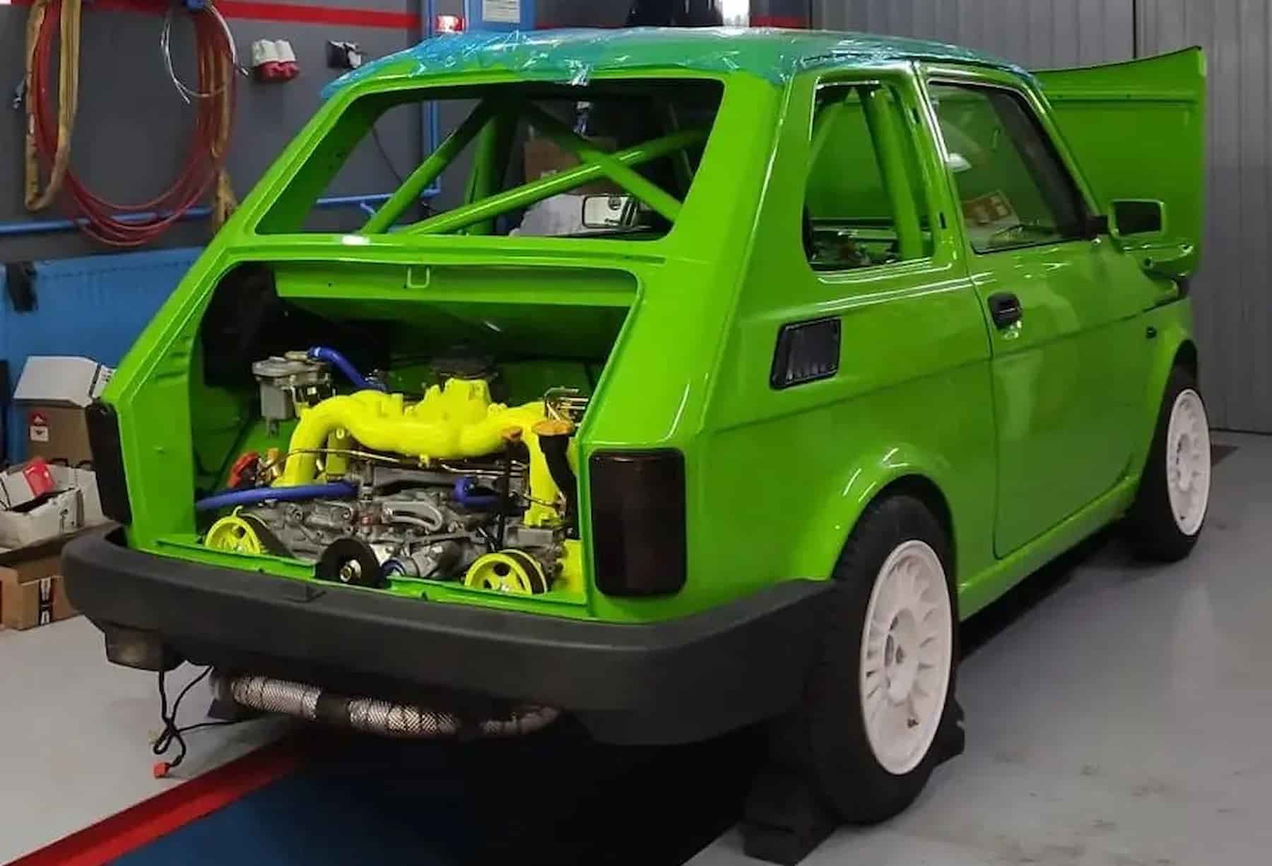subaru ej swapped fiat 126p comes straight out of poland perfect pierogi delivery car 5