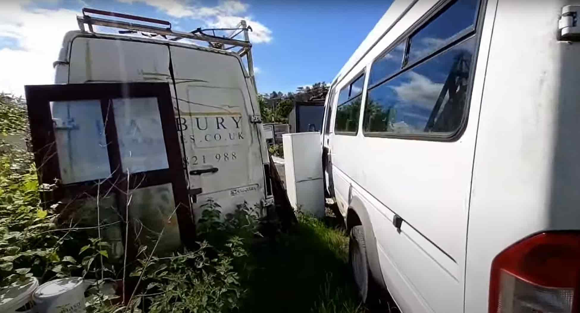 this big stash of abandoned cars and vans is wasting away in someone s backyard 1