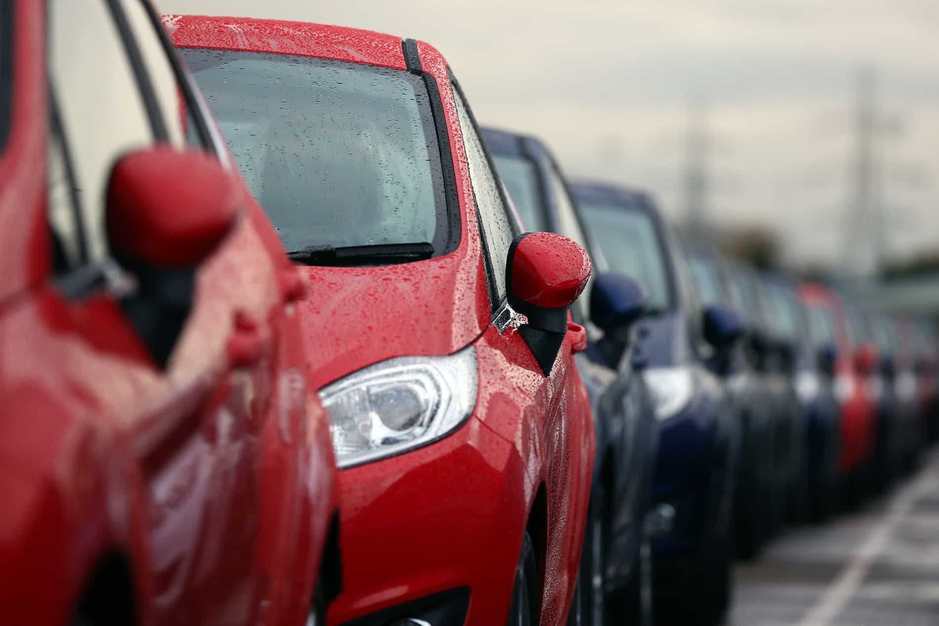 cars are prepared for distribution at a ford factory on news photo 1584208062