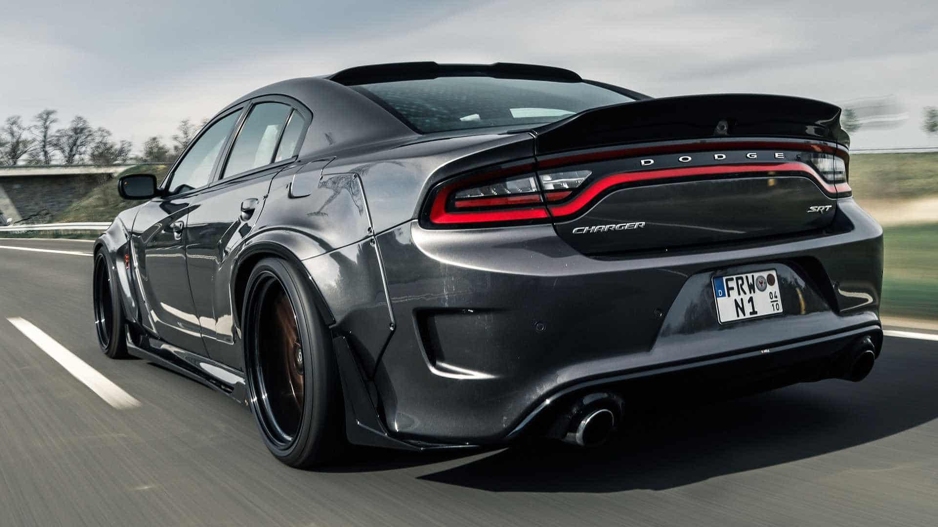 dodge charge4r srt hellcat widebody by bader 1
