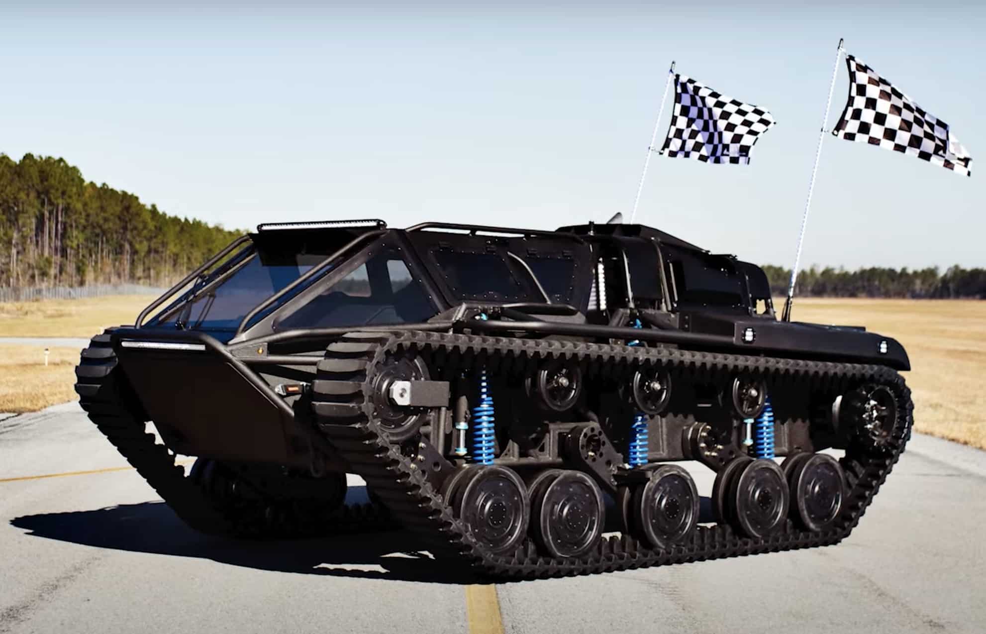 Ripsaw F4 – танк, который управляется как суперкар