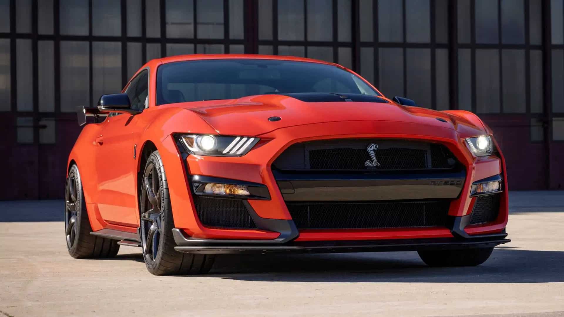 ford mustang shelby gt500 code orange front low