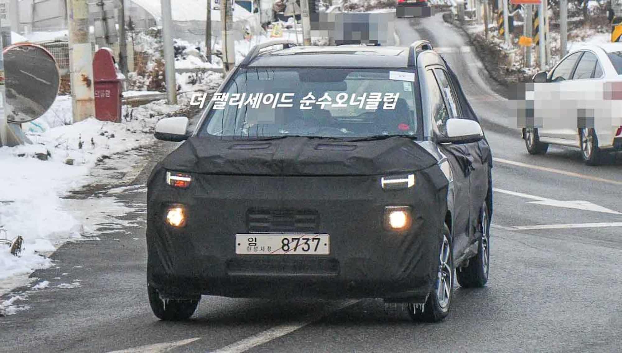 2023 hyundai punch rival suv spied alloys tyres led 1