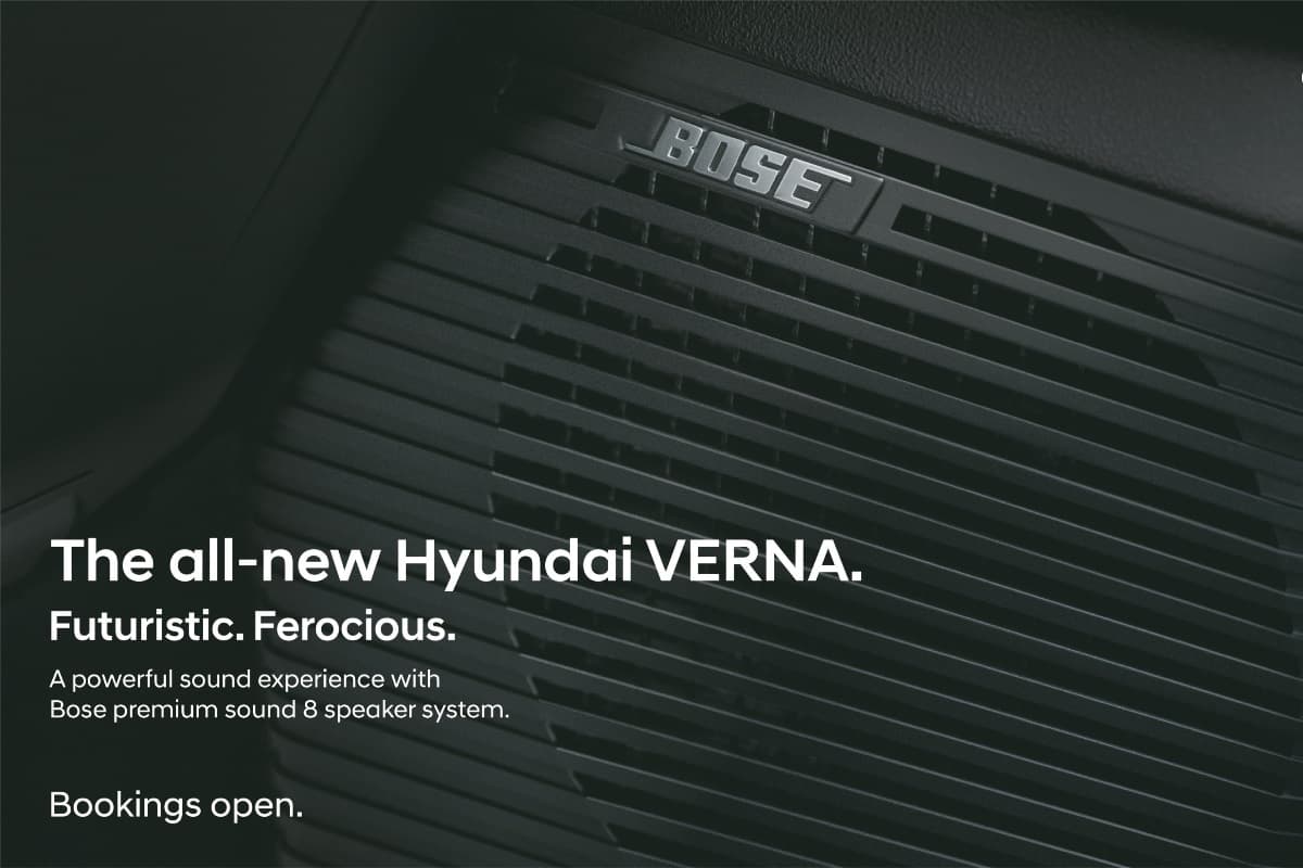 New Hyundai Verna Bose Sound System