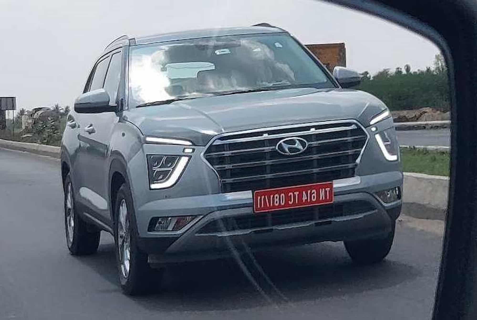 Hyundai Creta EV Spied