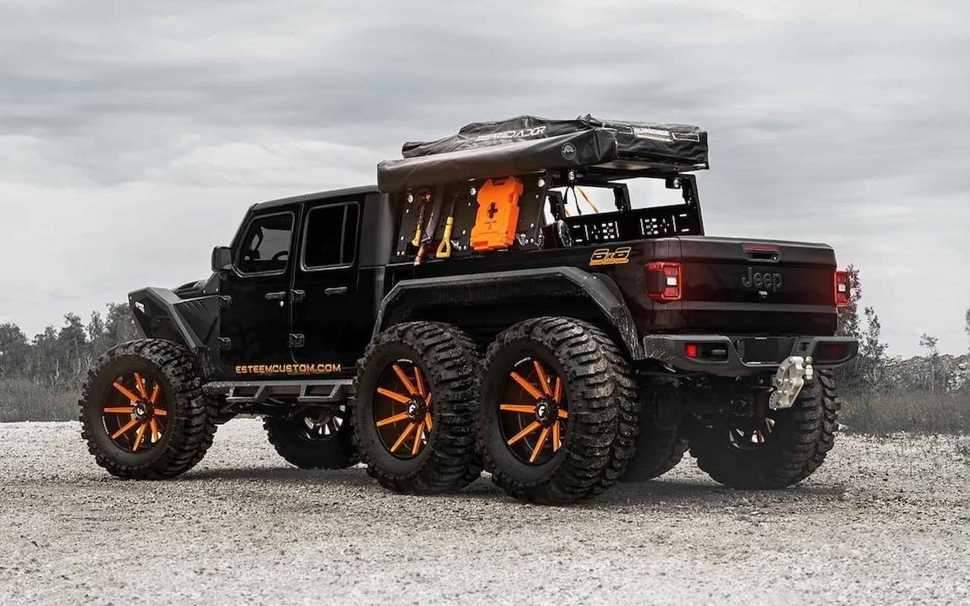 florida tuner turns the jeep gladiator into a 6x6 beast is it the craziest you ve seen 2