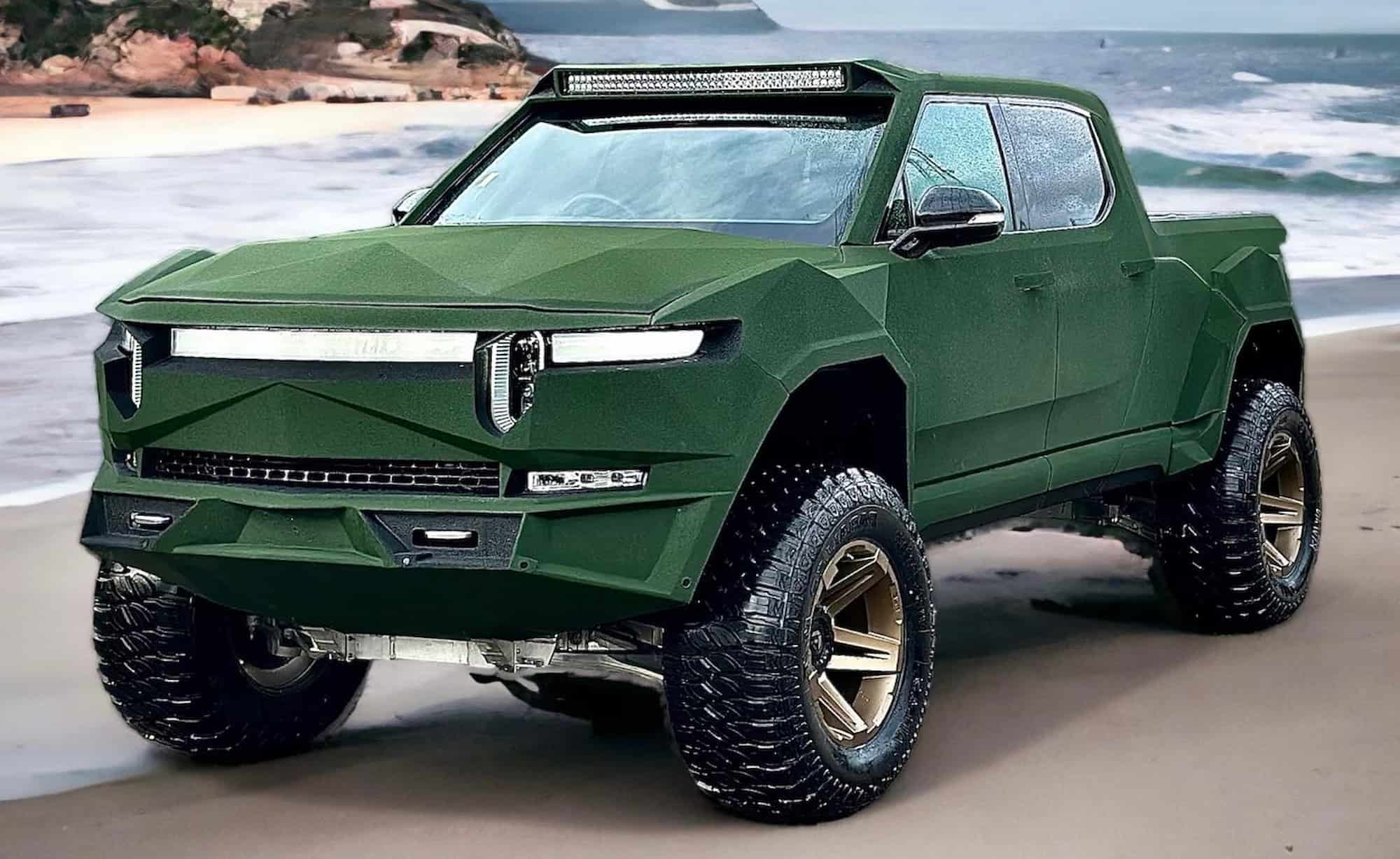 meet the apocalypse nirvana a rad rivian r1t on steroids claiming some outrageous numbers 5