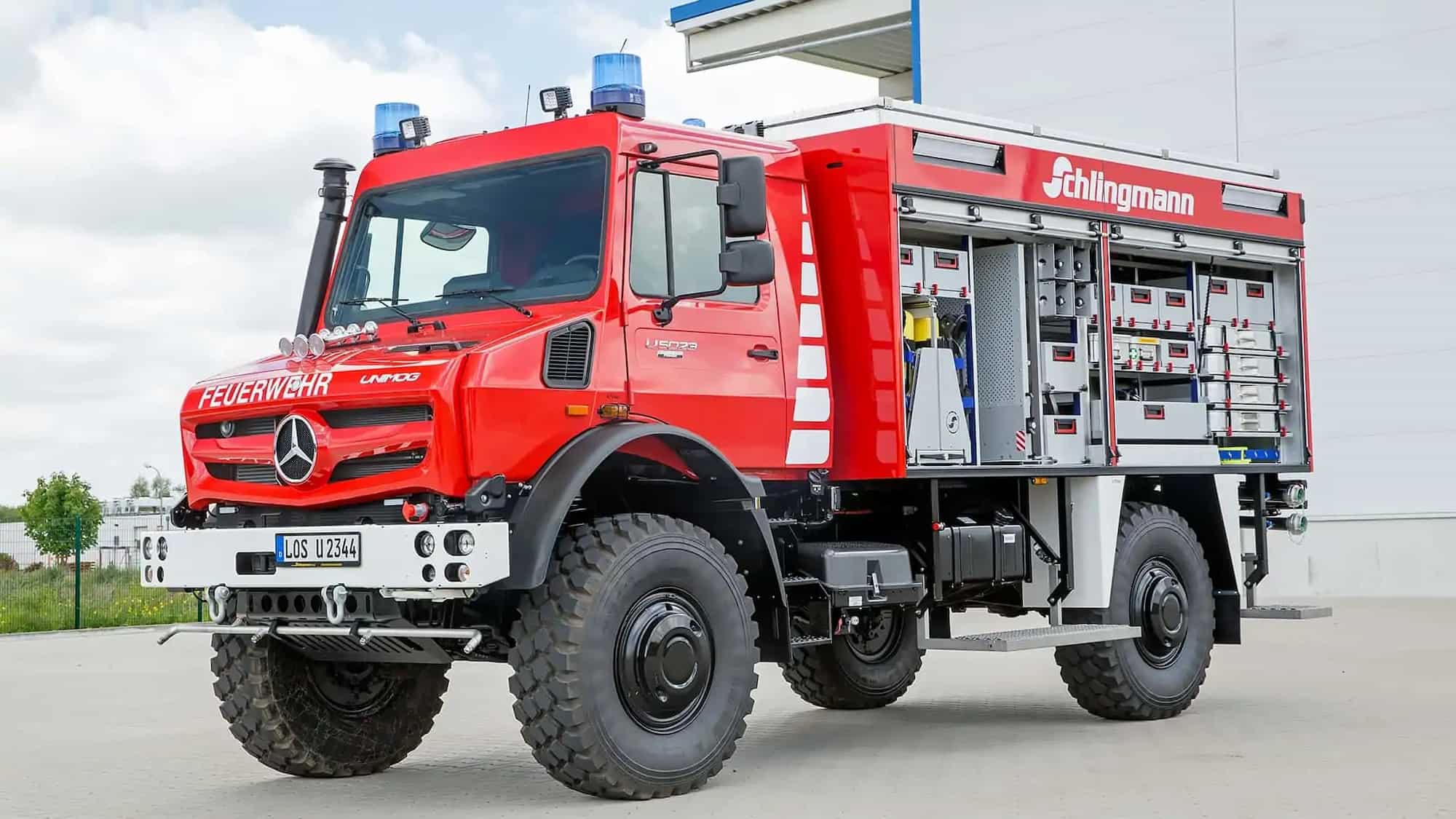 mercedes benz special trucks auf der firemobil 2023