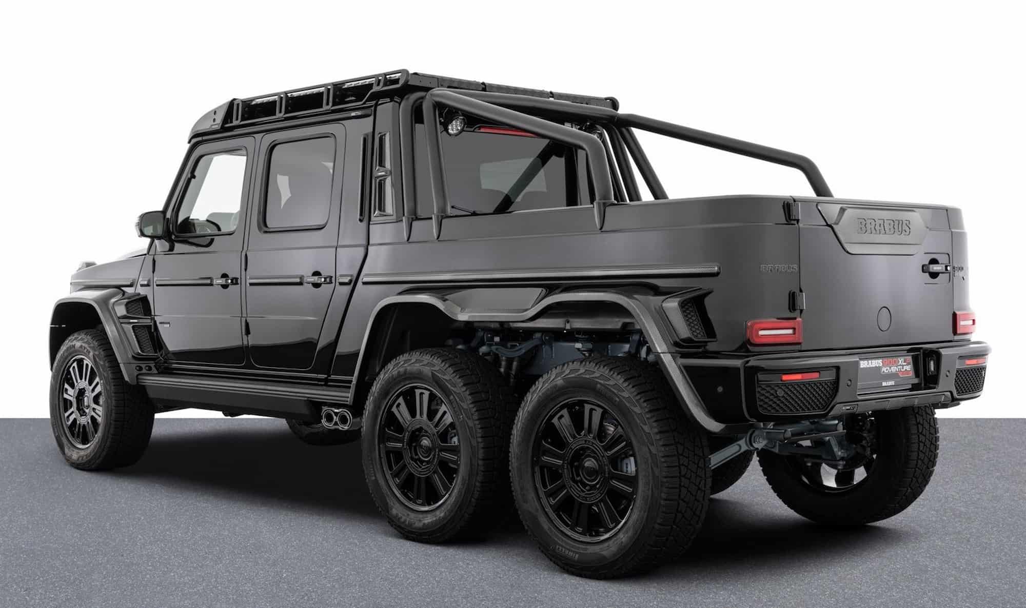 brabus xlp 900 6x6 superblack is single and ready to mingle with unbelievable price tag 2