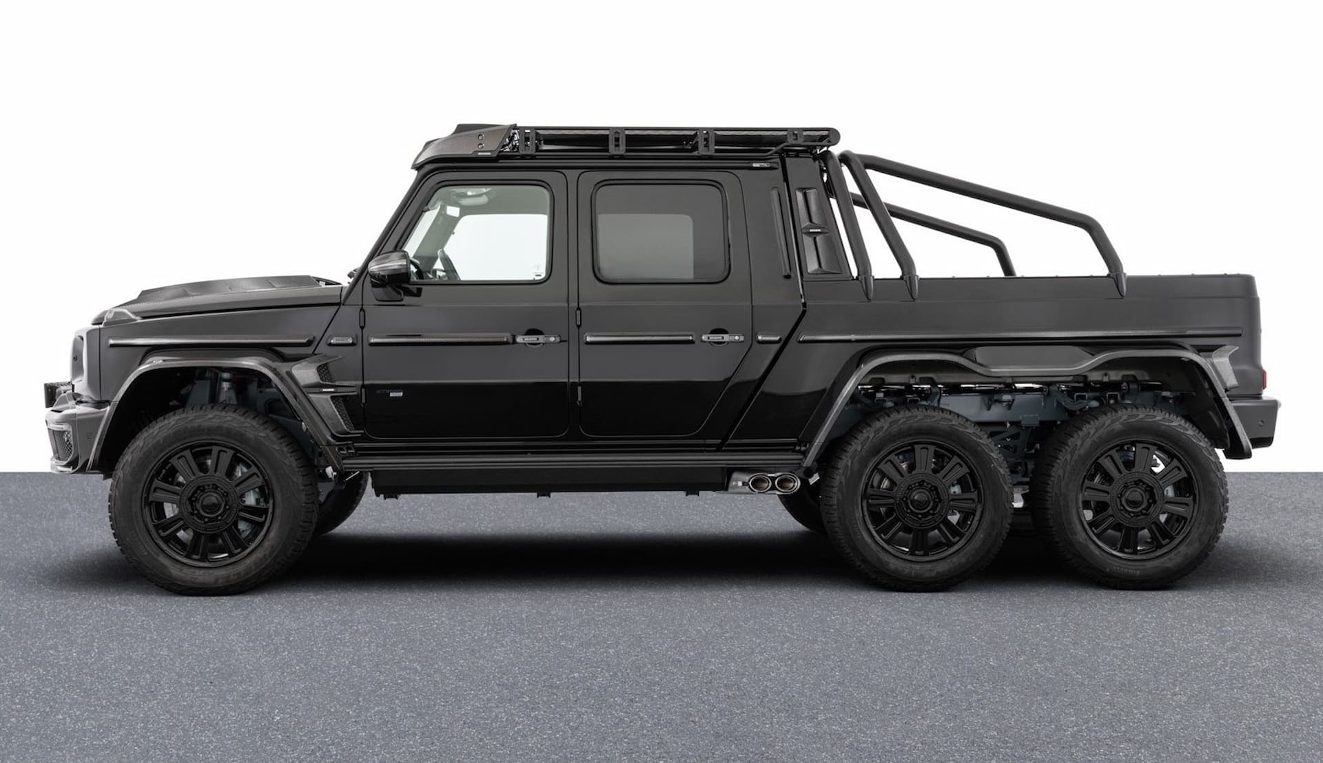 brabus xlp 900 6x6 superblack is single and ready to mingle with unbelievable price tag 5