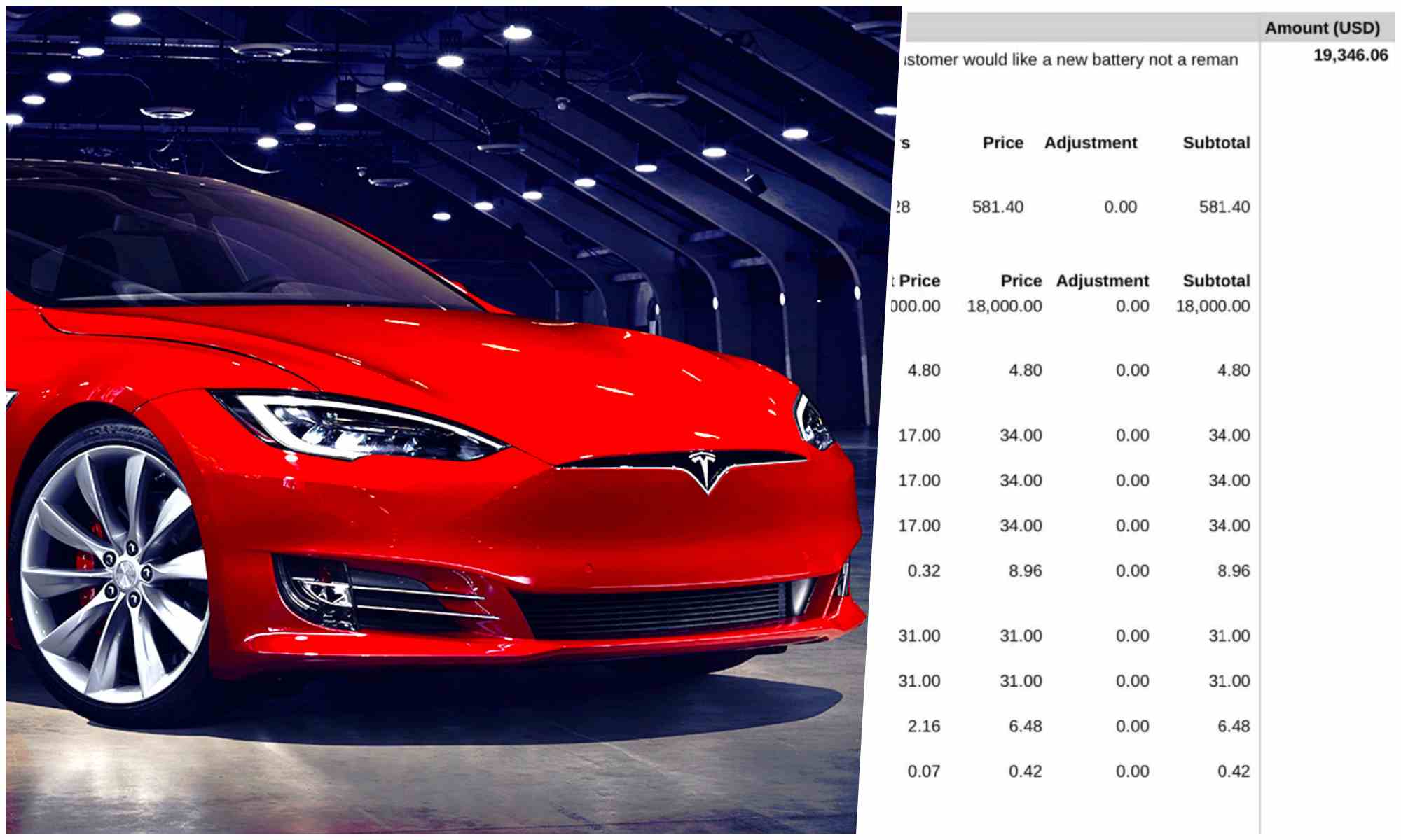 Владелец Tesla Model S заменил аккумулятор в машине и ужаснулся итоговой  ценой