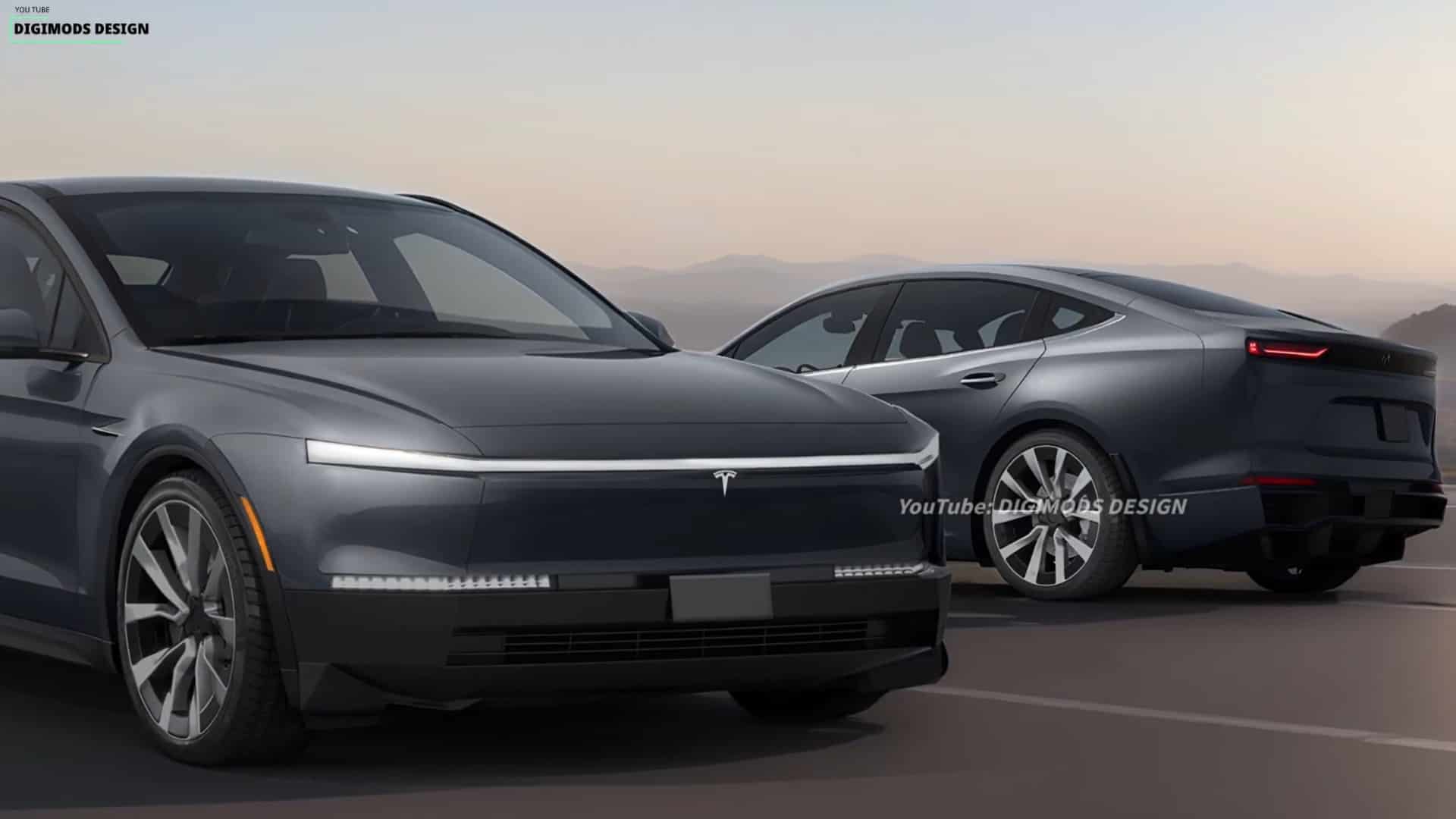 tesla model 2 may become their cheapest ev but doesn t look the part in unofficial cgis 7