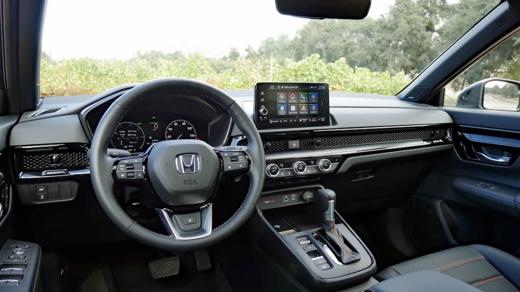 2023 Honda CR V Sport Touring interior from driver