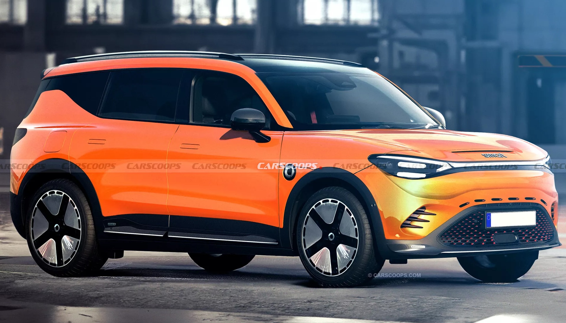 Копия 2025 Smart 5 Carscoops Orange