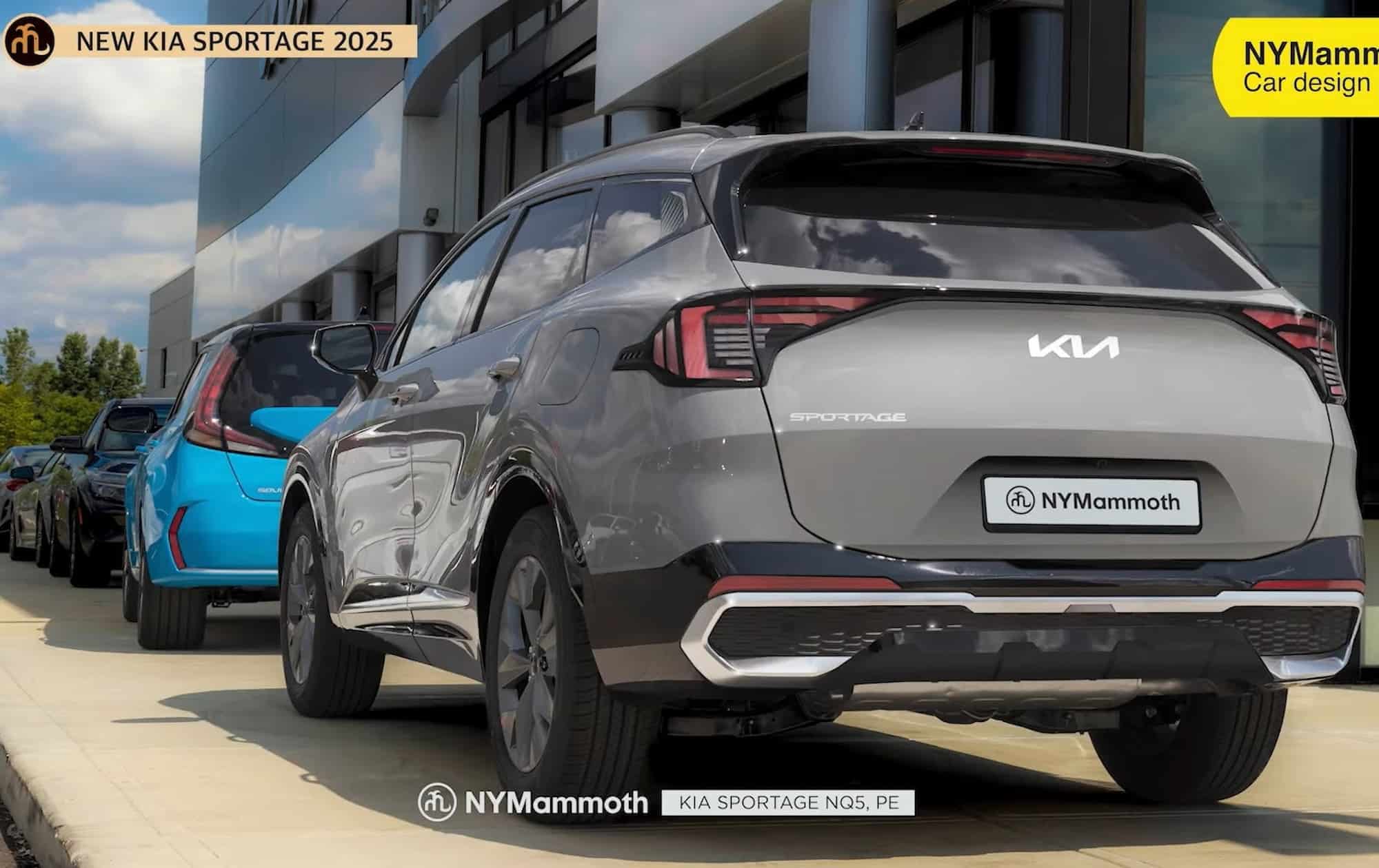 2025 kia sportage refresh gets revealed early albeit through unofficial renderings 22 1