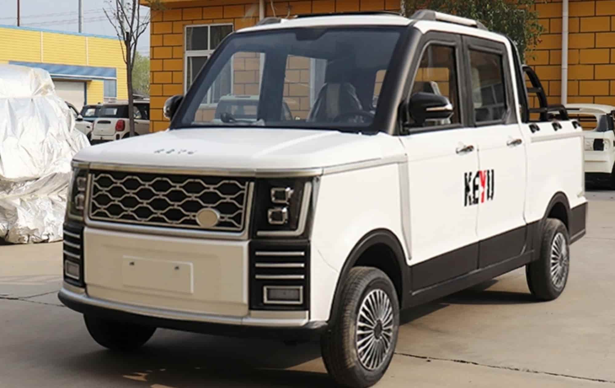 this chinese electric pickup truck is the cheapest looks like a land rover golf kart 233920 1