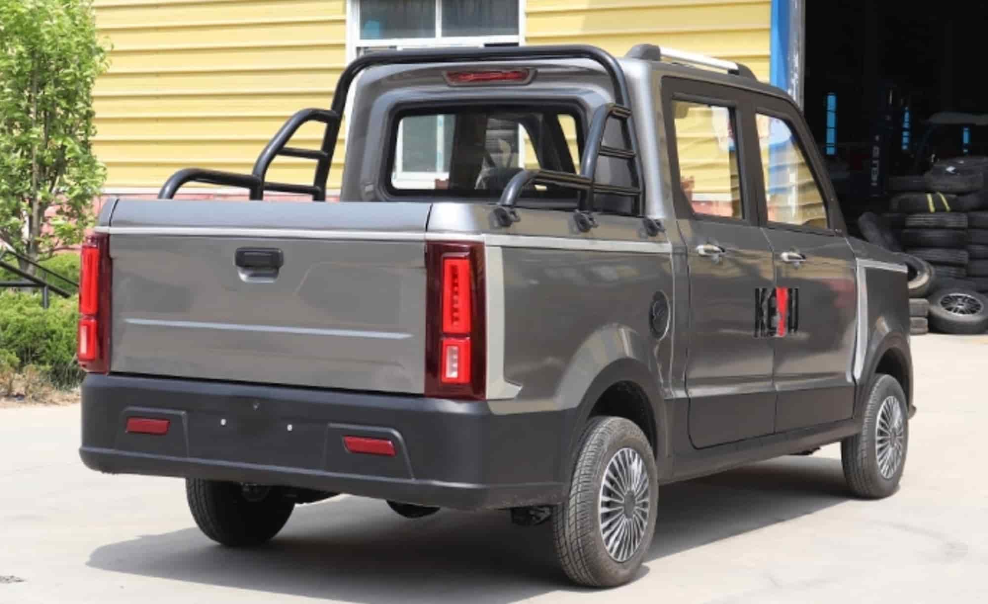 this chinese electric pickup truck is the cheapest looks like a land rover golf kart 2 1