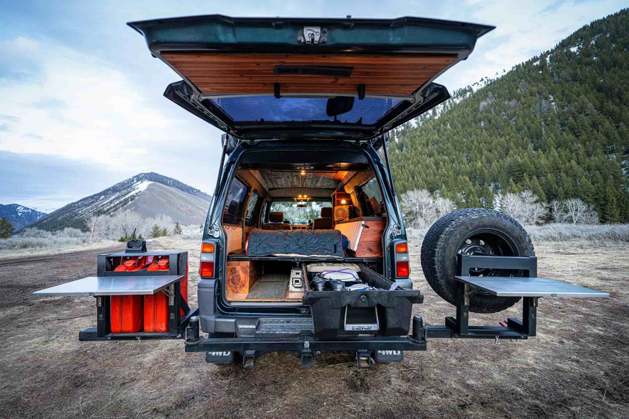 this heavily modified 1992 mitsubishi delica 4x4 is the ultimate overlanding beast 2 1