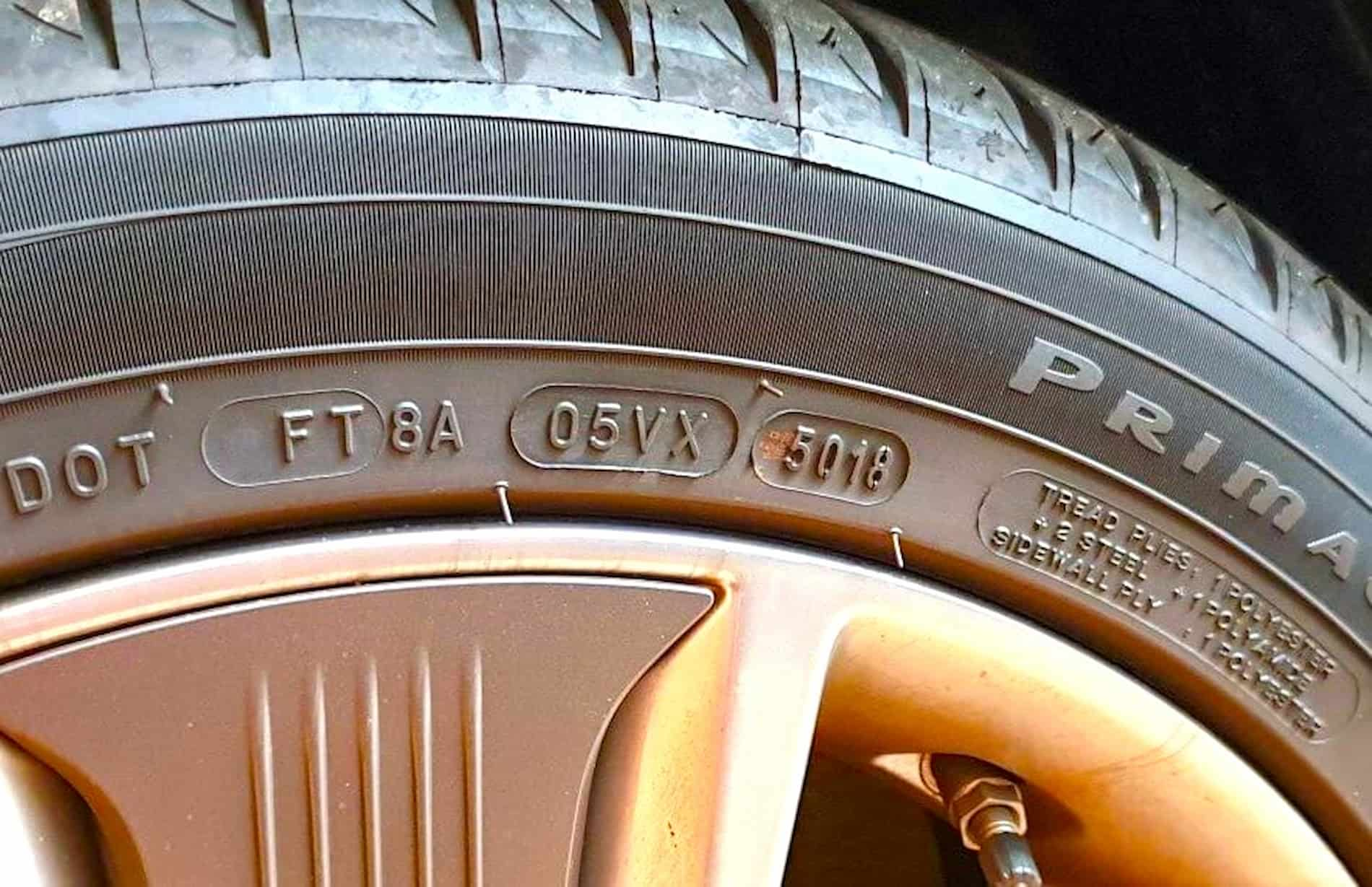 Michelin tyre DOT code 1