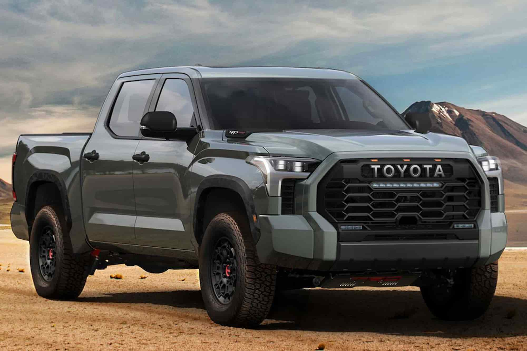 2022 toyota tundra trd pro exterior front quarter 1