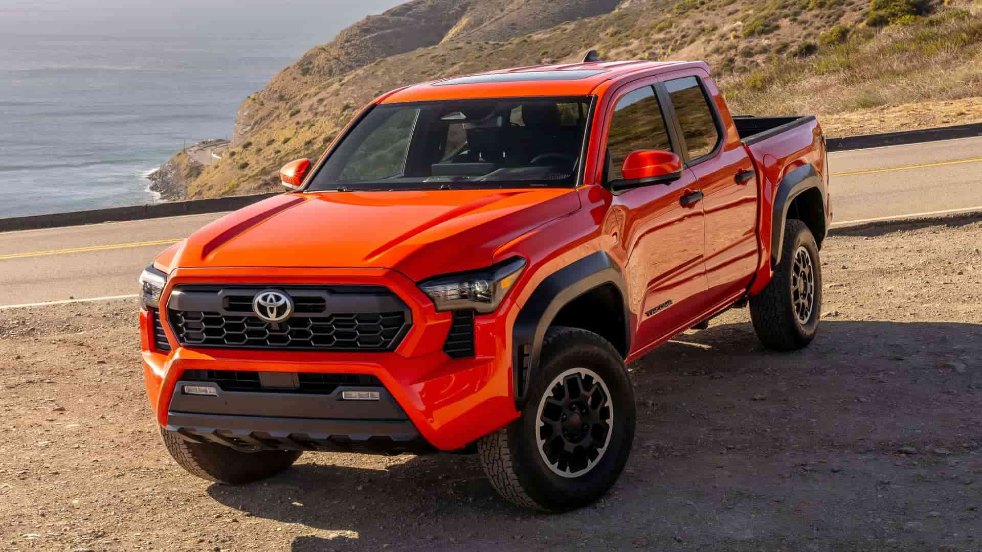 2024 toyota tacoma trd off road exterior front quarter 1