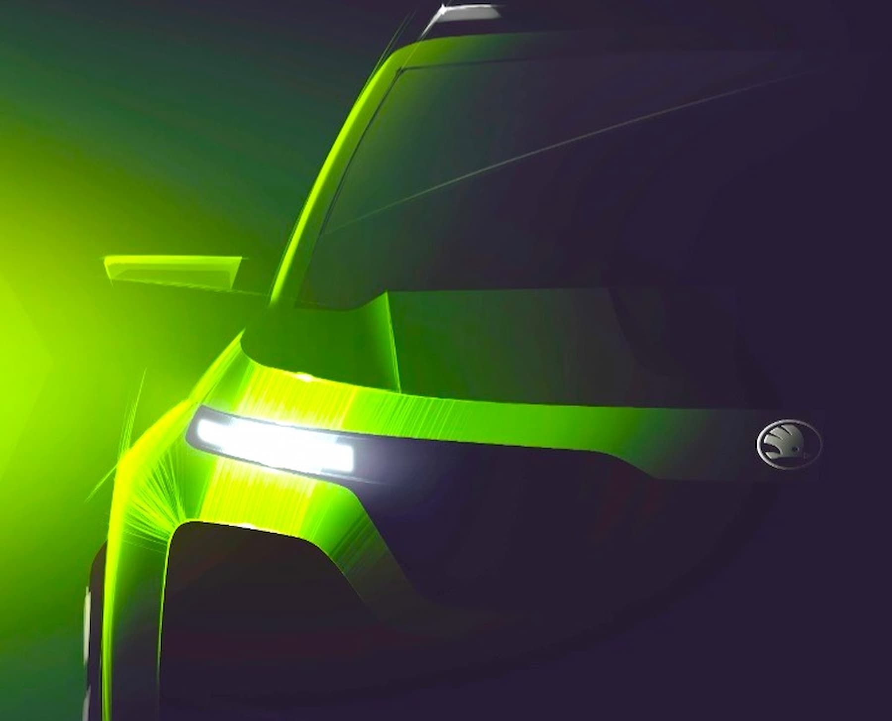 New Skoda Compact SUV teased 1