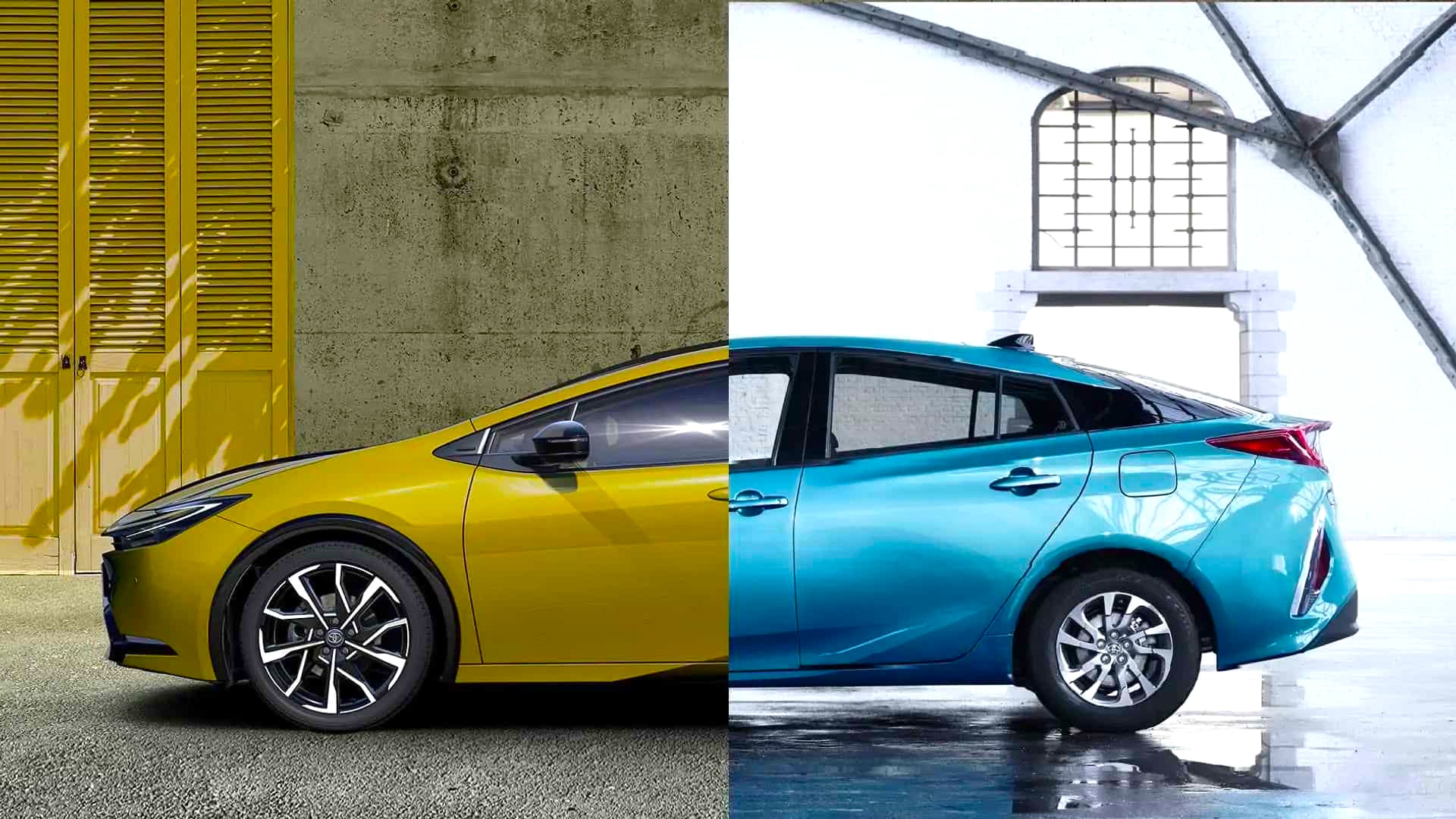 toyota prius side by side comparison