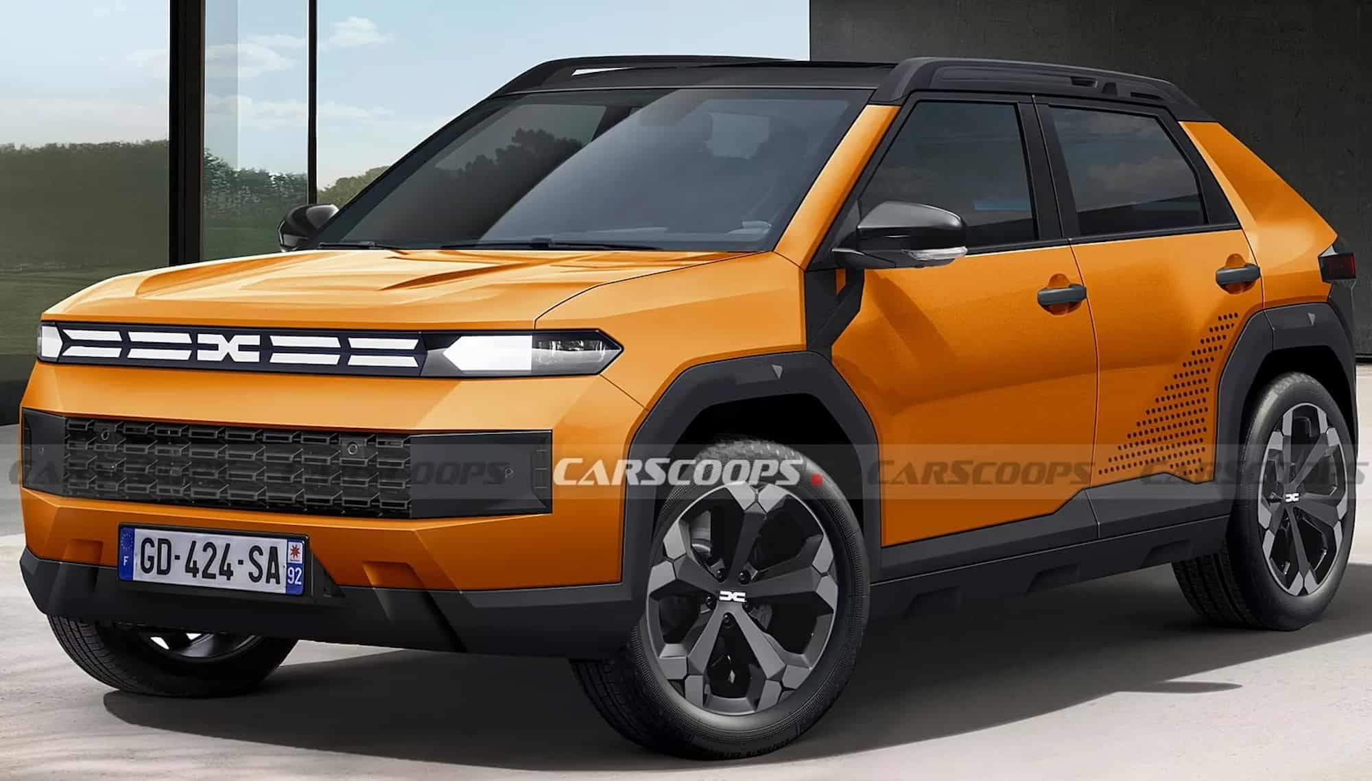 Копия Dacia Climber orange Carscoops 1